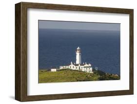 Fanad Head Lighthouse and the Atlantic Ocean, County Donegal, Ulster, Republic of Ireland, Europe-John Potter-Framed Photographic Print