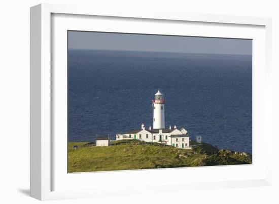 Fanad Head Lighthouse and the Atlantic Ocean, County Donegal, Ulster, Republic of Ireland, Europe-John Potter-Framed Photographic Print