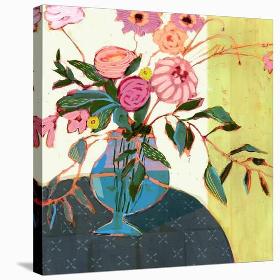 Fanciful Flowers I-Victoria Borges-Stretched Canvas