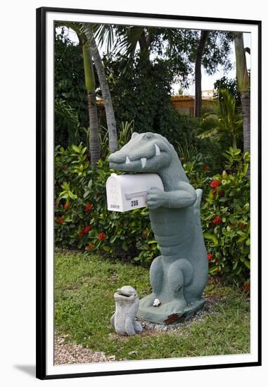 Fanciful Mailbox, Key Largo, Florida Keys, Florida, Usa-Axel Schmies-Framed Premium Photographic Print