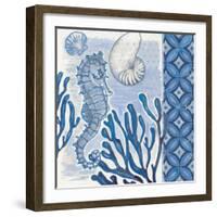 Fanciful Seahorse 2-Norman Wyatt Jr.-Framed Art Print