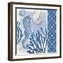 Fanciful Seahorse 2-Norman Wyatt Jr.-Framed Art Print