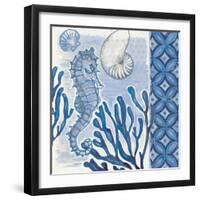 Fanciful Seahorse 2-Norman Wyatt Jr.-Framed Art Print