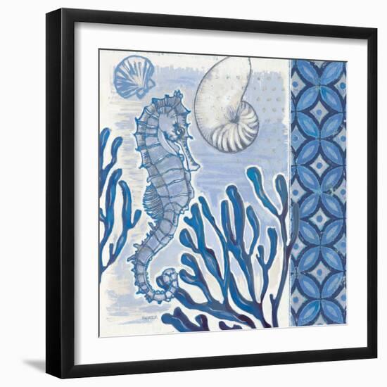 Fanciful Seahorse 2-Norman Wyatt Jr.-Framed Art Print