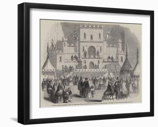 Fancy Bazaar Recently Held in the Music Hall-null-Framed Giclee Print