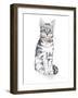 Fancy Cats I-Beth Grove-Framed Art Print