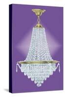 Fancy Chandelier-null-Stretched Canvas