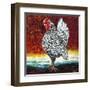 Fancy Chicken II-Carolee Vitaletti-Framed Art Print