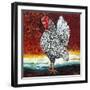 Fancy Chicken II-Carolee Vitaletti-Framed Art Print