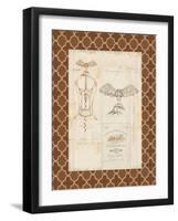 Fancy Corkscrew I Border-Daphne Brissonnet-Framed Art Print