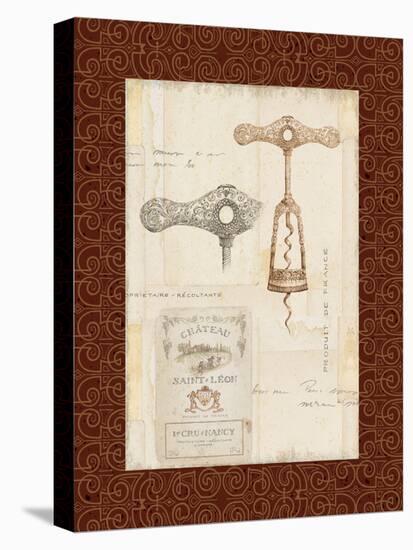 Fancy Corkscrew II Border-Daphne Brissonnet-Stretched Canvas