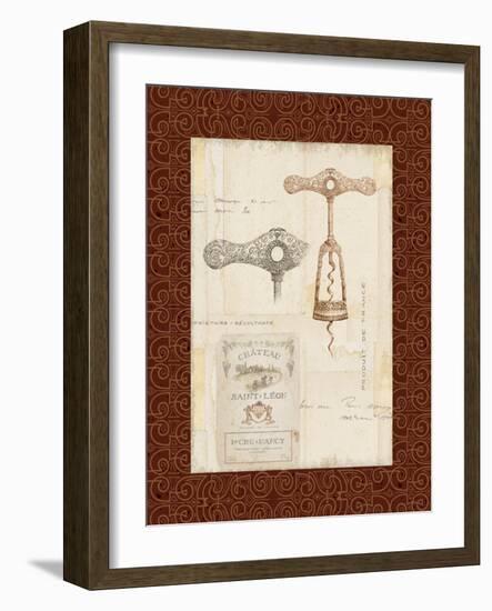 Fancy Corkscrew II Border-Daphne Brissonnet-Framed Art Print