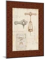 Fancy Corkscrew II Border-Daphne Brissonnet-Mounted Art Print