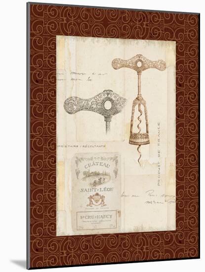 Fancy Corkscrew II Border-Daphne Brissonnet-Mounted Art Print