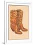 Fancy Cowboy Boots-null-Framed Art Print