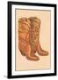 Fancy Cowboy Boots-null-Framed Art Print