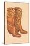 Fancy Cowboy Boots-null-Stretched Canvas