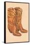 Fancy Cowboy Boots-null-Framed Stretched Canvas