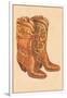 Fancy Cowboy Boots-null-Framed Art Print