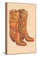 Fancy Cowboy Boots-null-Stretched Canvas
