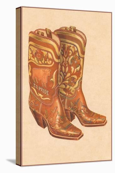 Fancy Cowboy Boots-null-Stretched Canvas