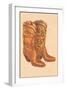 Fancy Cowboy Boots-null-Framed Art Print