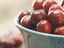 Bowl of cranberries-Fancy-Framed Photographic Print