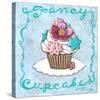 Fancy Cupcakes-Janet Kruskamp-Stretched Canvas