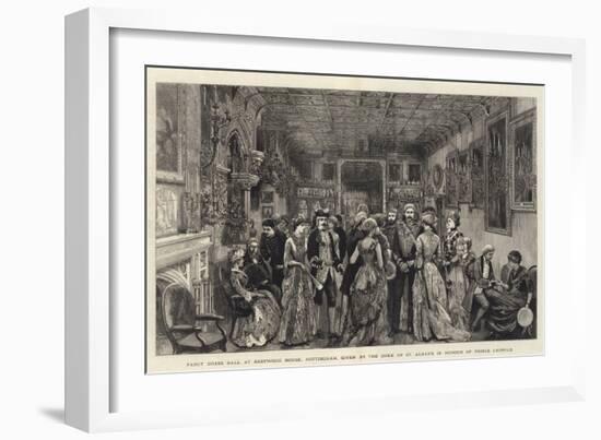 Fancy Dress Ball at Bestwood House-null-Framed Giclee Print