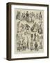 Fancy Dress Ball at the Brookwood Surrey Lunatic Asylum-null-Framed Giclee Print