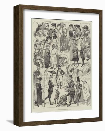 Fancy-Dress Ball at the Mansion House-Alfred Courbould-Framed Giclee Print