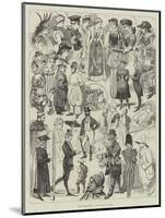 Fancy-Dress Ball at the Mansion House-Alfred Courbould-Mounted Giclee Print