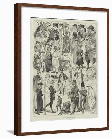 Fancy-Dress Ball at the Mansion House-Alfred Courbould-Framed Giclee Print