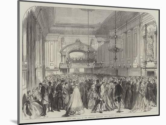 Fancy Dress Ball at the Merchant Venturers' Hall, Bristol-Charles Robinson-Mounted Giclee Print