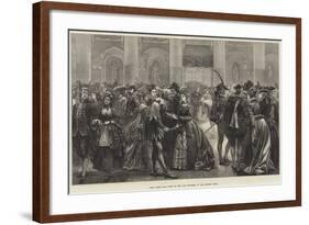 Fancy Dress Ball Given by the Lady Mayoress at the Mansion House-Edwin Buckman-Framed Giclee Print