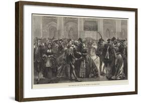 Fancy Dress Ball Given by the Lady Mayoress at the Mansion House-Edwin Buckman-Framed Giclee Print