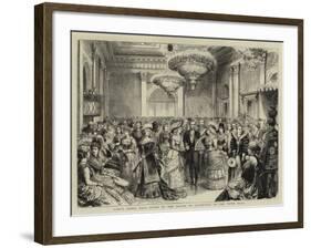 Fancy Dress Ball Given by the Mayor of Liverpool in the Town Hall-null-Framed Giclee Print