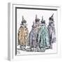 Fancy Dress Ball in 1892-null-Framed Giclee Print