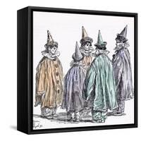 Fancy Dress Ball in 1892-null-Framed Stretched Canvas