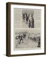 Fancy Dress Carnival on the Ice at Quebec-null-Framed Giclee Print