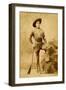 Fancy Dude With Fringed Buckskin Pants-Coover-Framed Art Print