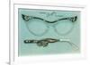 Fancy Eyeglass Frames-null-Framed Art Print