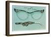 Fancy Eyeglass Frames-null-Framed Art Print