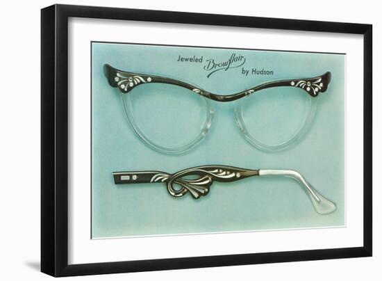 Fancy Eyeglass Frames-null-Framed Art Print