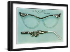 Fancy Eyeglass Frames-null-Framed Art Print