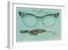 Fancy Eyeglass Frames-null-Framed Art Print