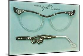 Fancy Eyeglass Frames-null-Mounted Art Print
