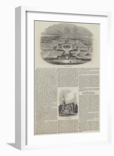 Fancy Fair at Hanwell Lunatic Asylum-null-Framed Giclee Print