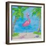 Fancy Flamingos I-Julie DeRice-Framed Art Print