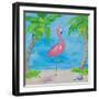Fancy Flamingos I-Julie DeRice-Framed Art Print